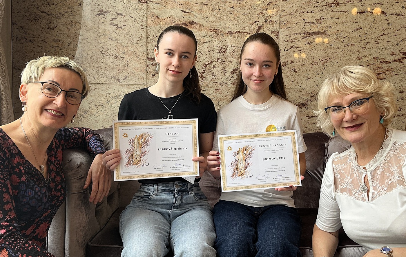 Mezinárodní úspěch klavíristek ze ZUŠ B. Smetany